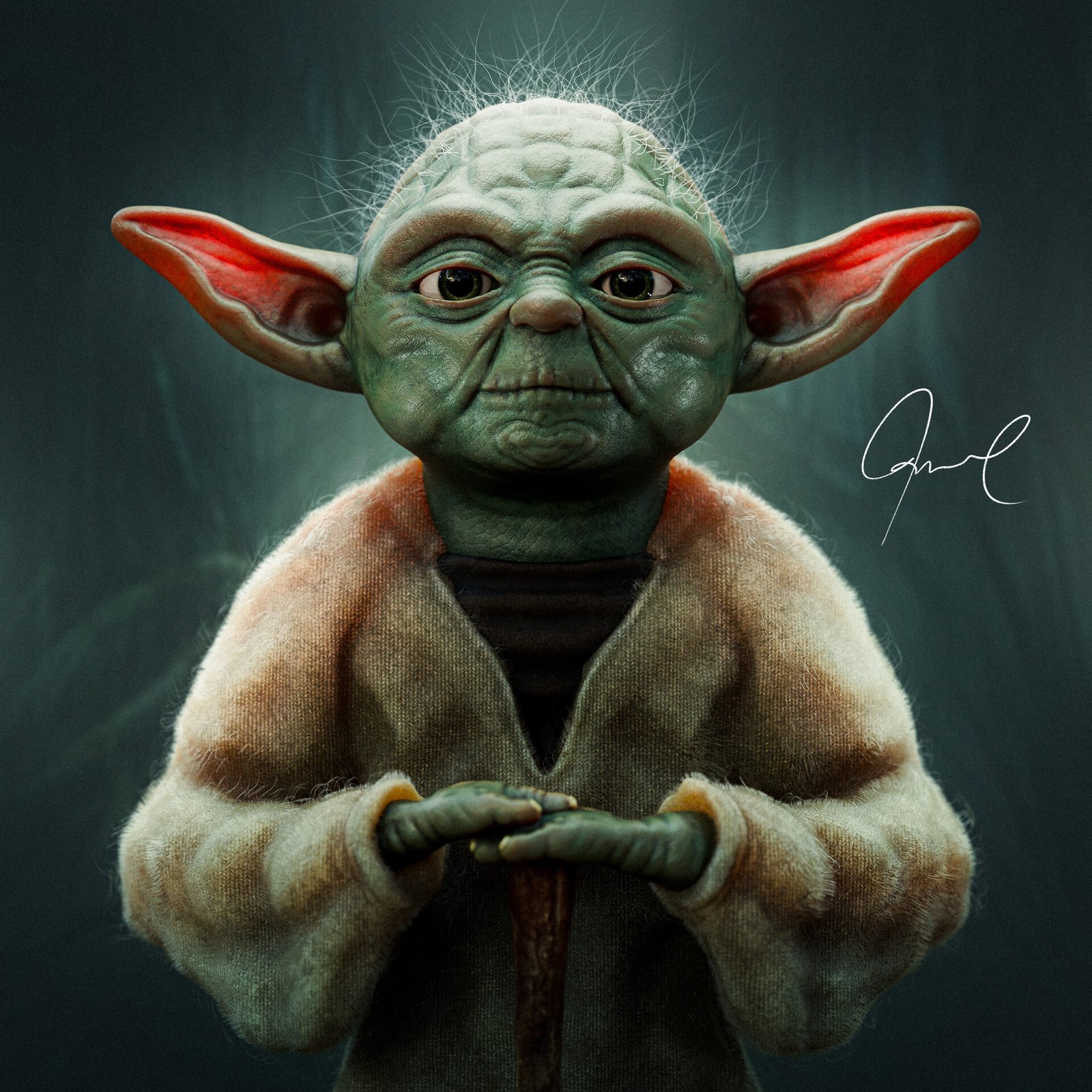 yoda 3d