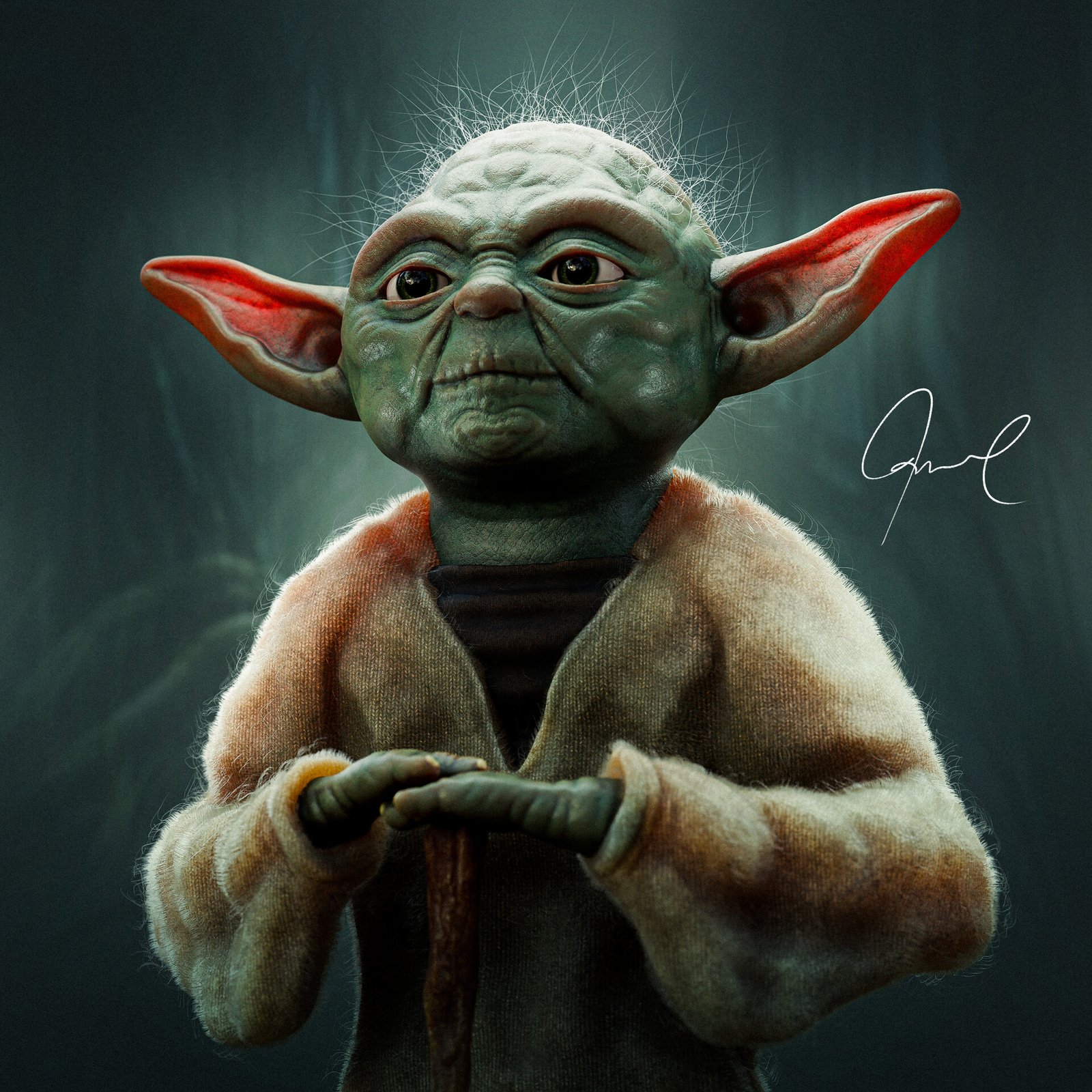 yoda 3d